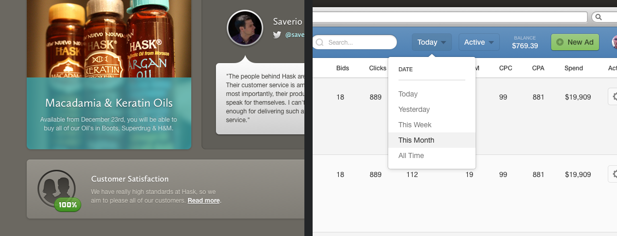 James McDonald's UI.