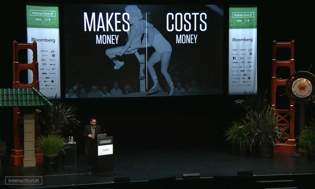 Seeing design as a cost to be minimized.