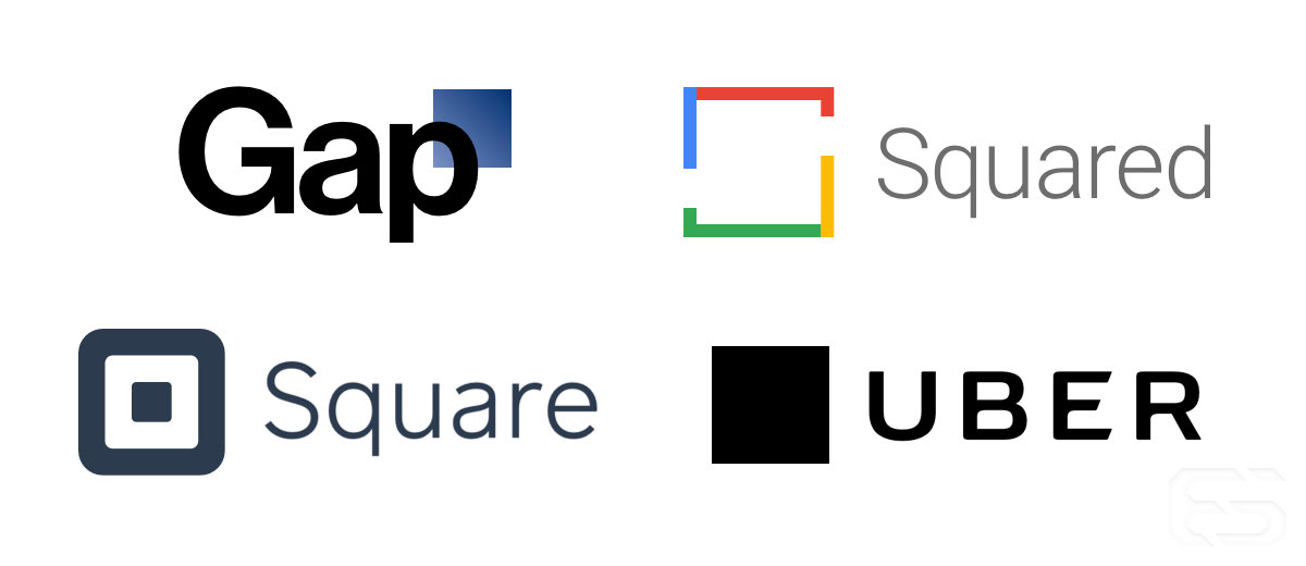 Of all the brands based on squares, Uber's is the most exciting.