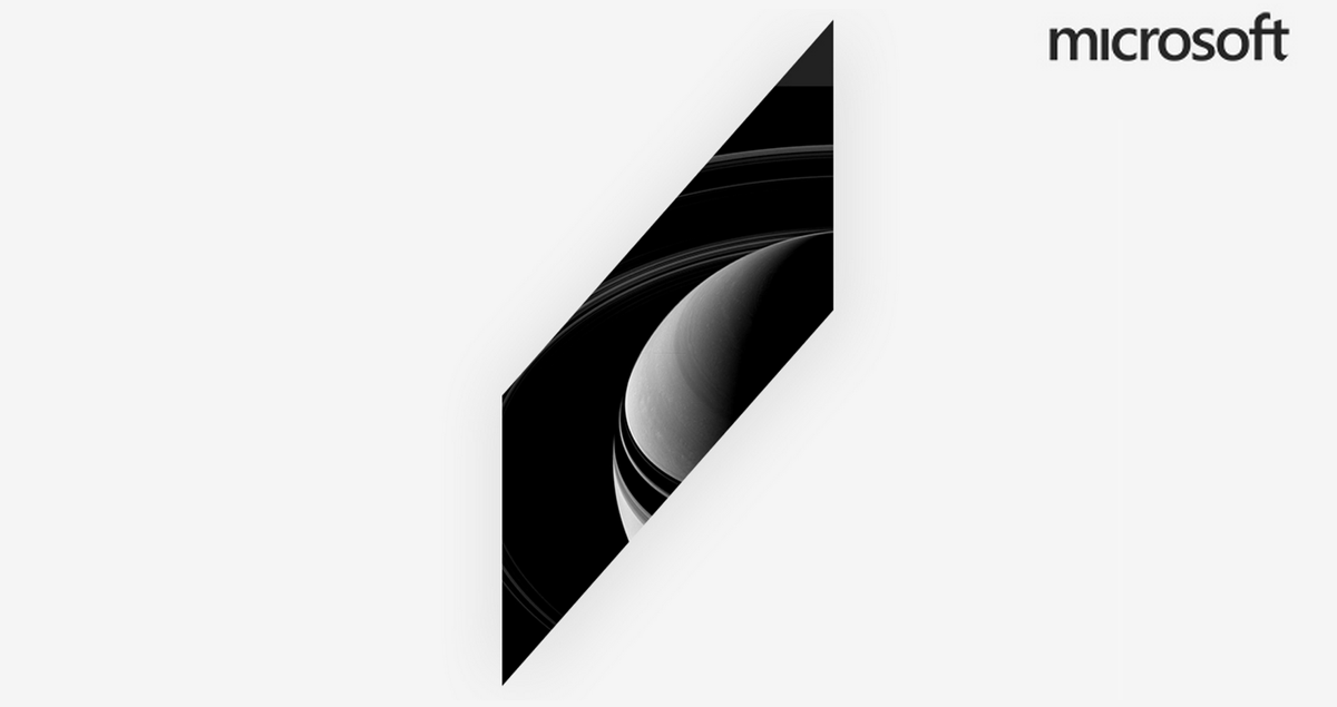 Andrew Kim's tilted logo proposal for Microsoft.