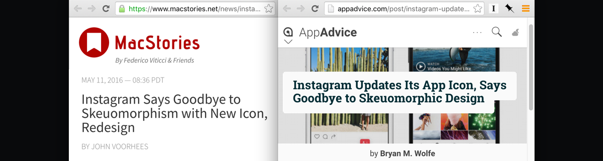 Journalism about the alleged loss of skeuomorphism.