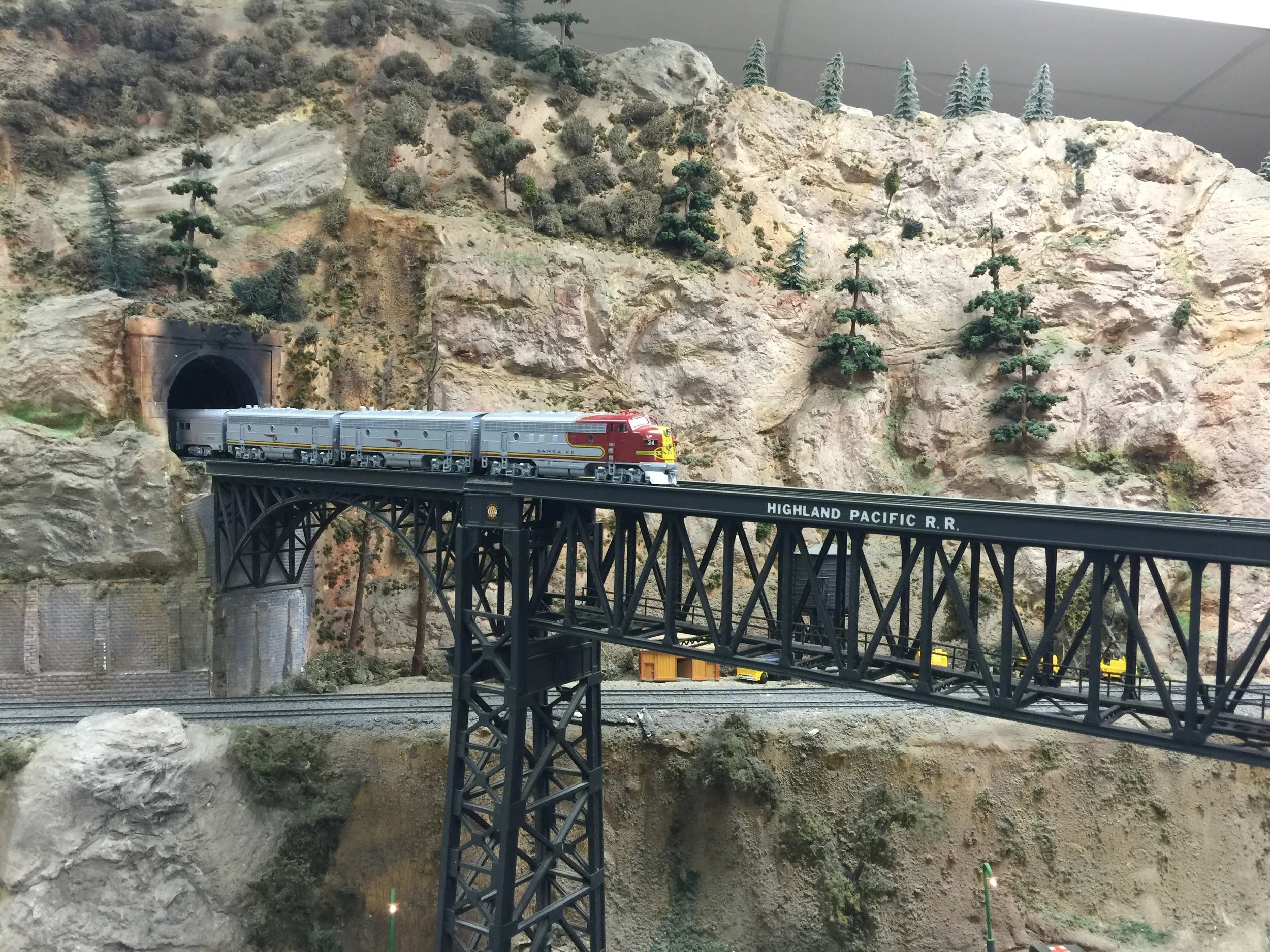 El Capitan heads out across Boggs Bridge