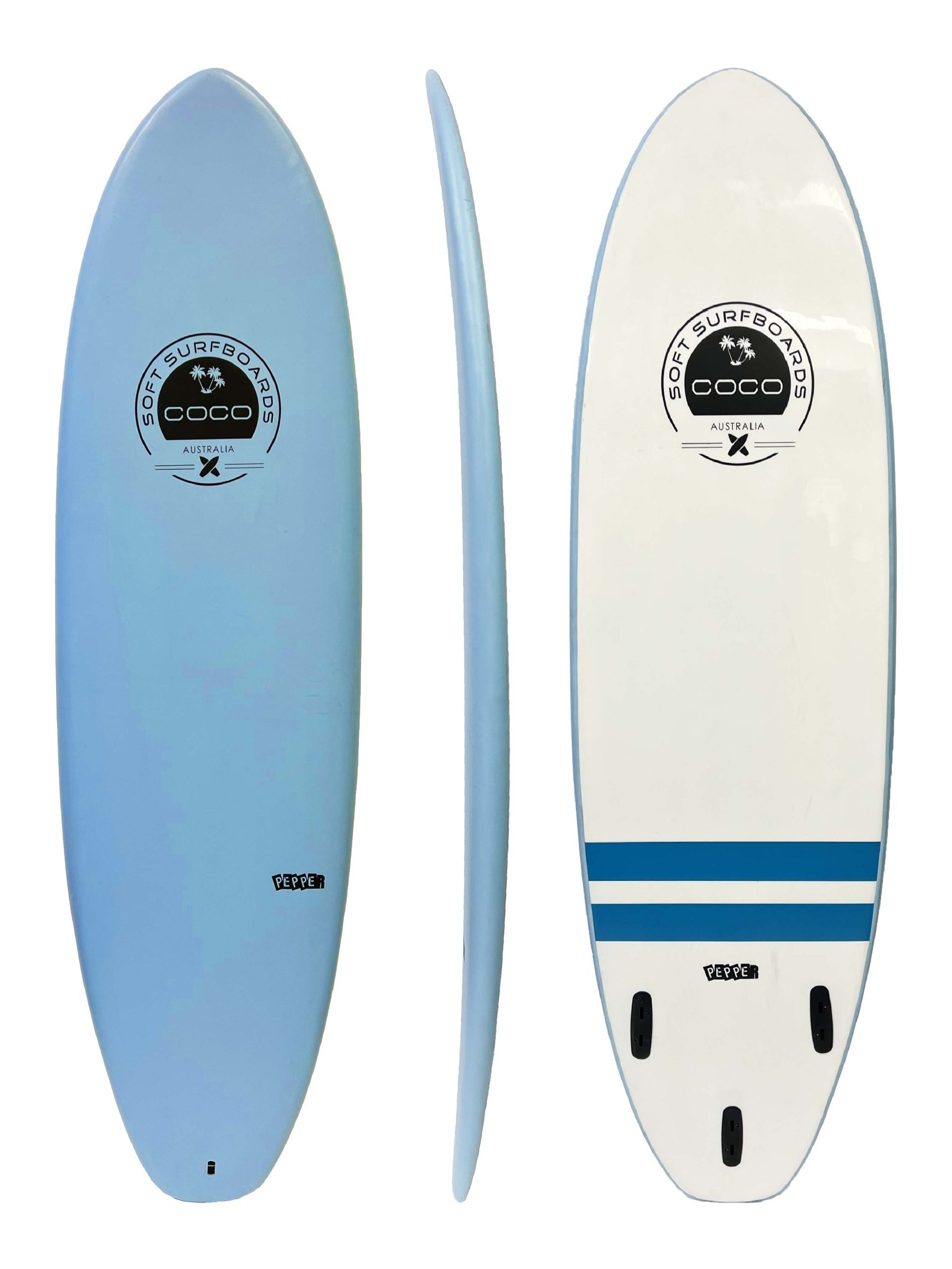 CoCo Pepper Epoxy Core Hybrid Soft Surfboard