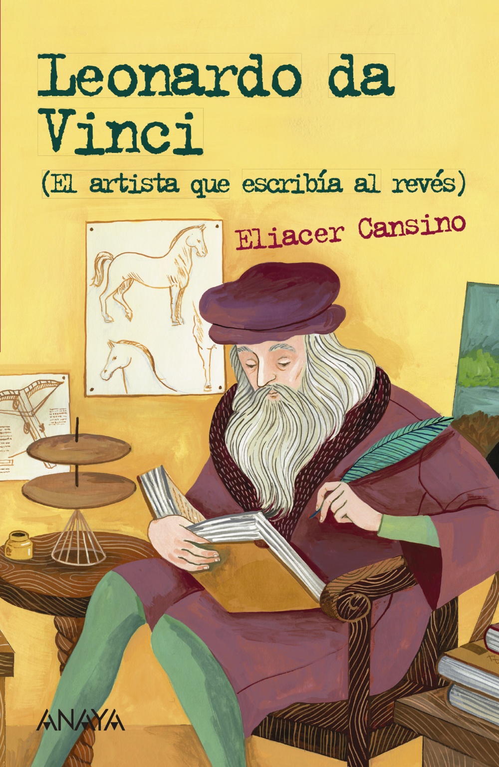Leonardo da Vinci Anaya Helena Perez Garcia Ilustracion Illustration.jpg
