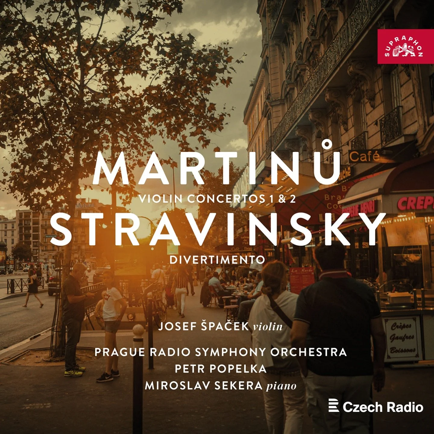 Josef Špaček – Martinů: Violin Concertos 1 & 2, Stravinsky: Divertimento (Supraphon)