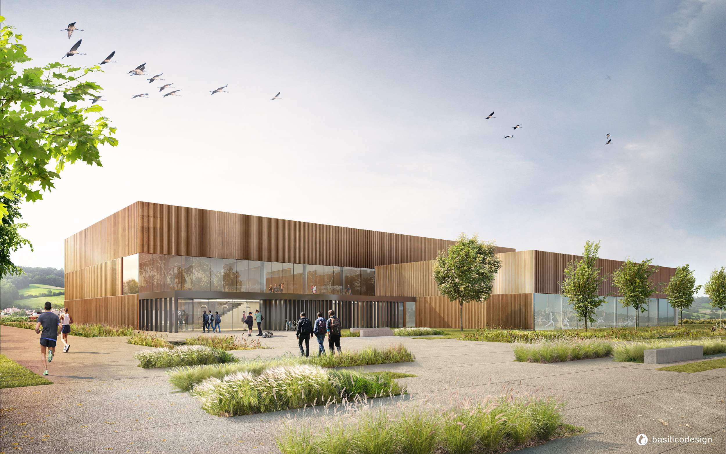 COMPOSITE ARCHITECTES - Concours Gymnase