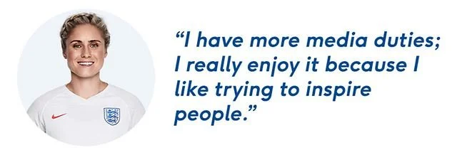 A day in the life of Steph Houghton