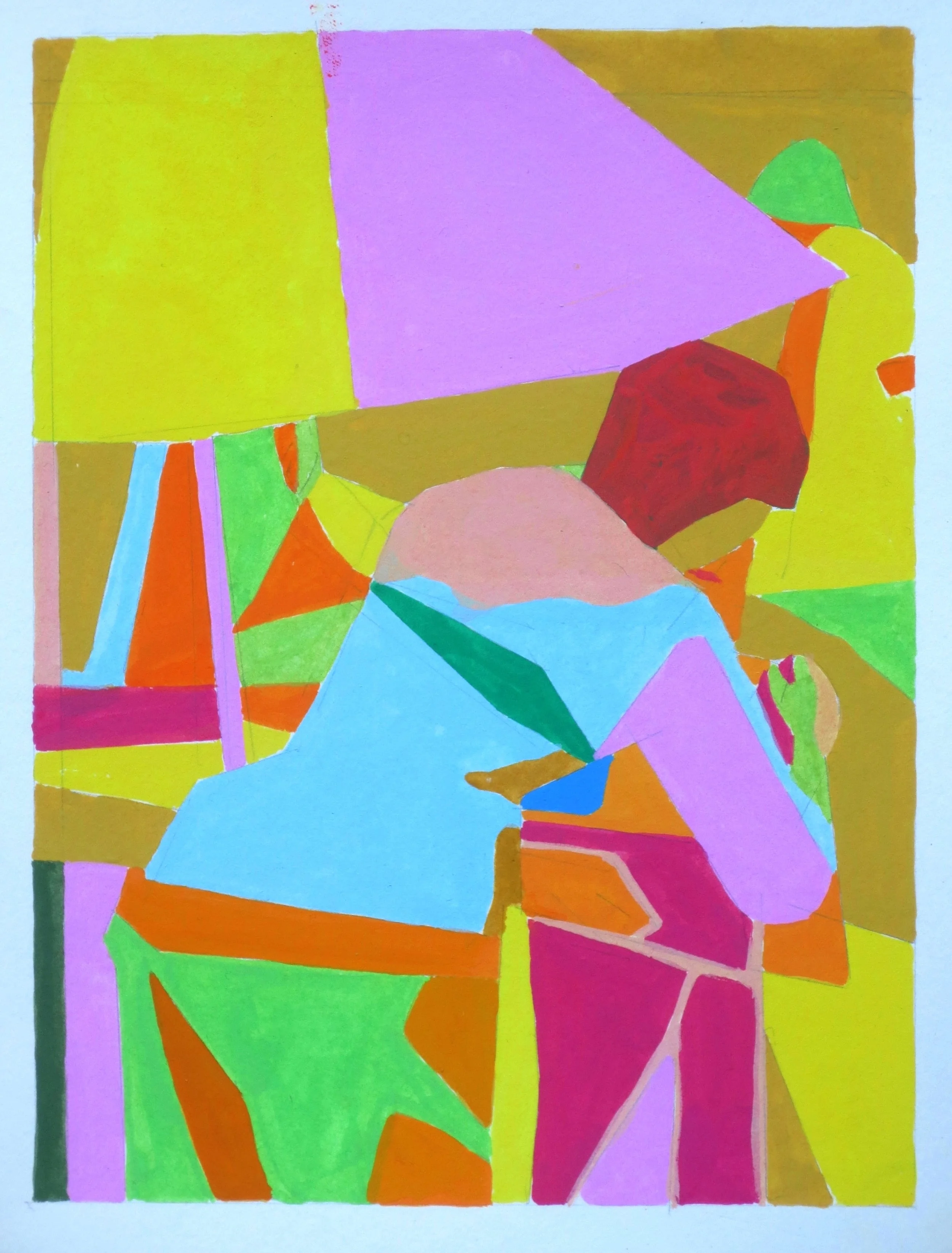Women Drying Off Child, 2015