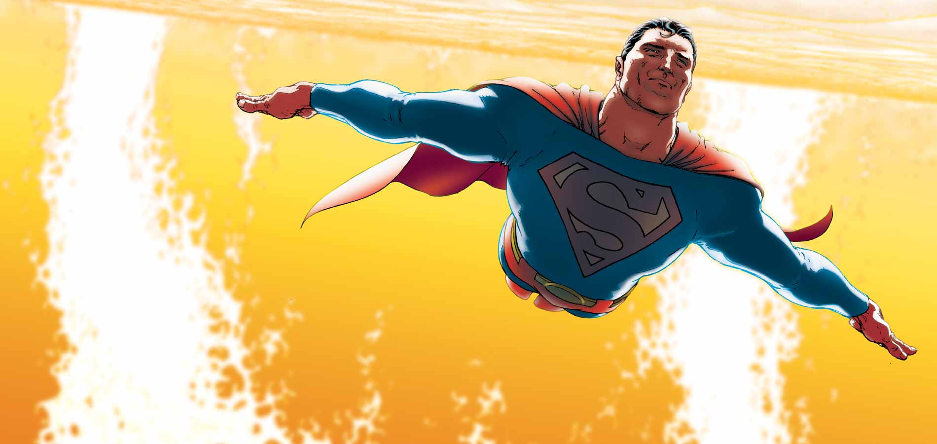 Superman as he appears in All Star Superman