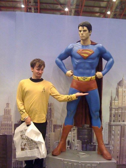 As you can see, mortal men can feel pretty inadequate next to Supes.
