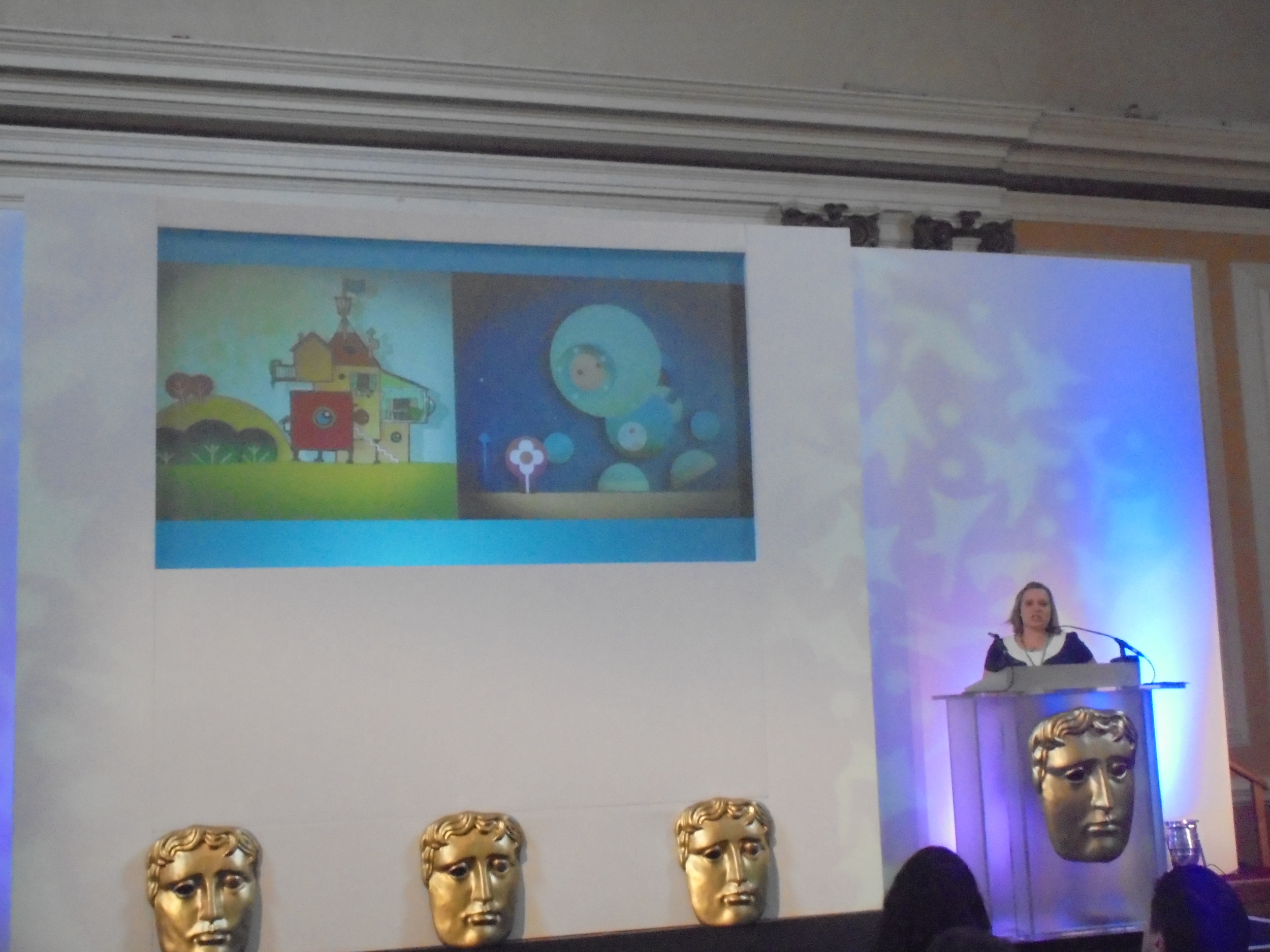 Katherine Bidwell ending the show with her keynote.