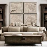 Restoration Hardware – These rooms look are calm and serene.
