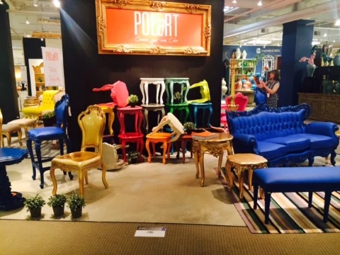 Although this furniture from Polart is definitely unique, it is not for everyone (including us). They have reworked classic baroque style pieces with a vibrant and youthful color template.