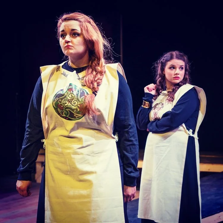 Goneril (Hannah Pentico) & Regan (Katharine Jordan) Photo by: Martin DelVecchio 