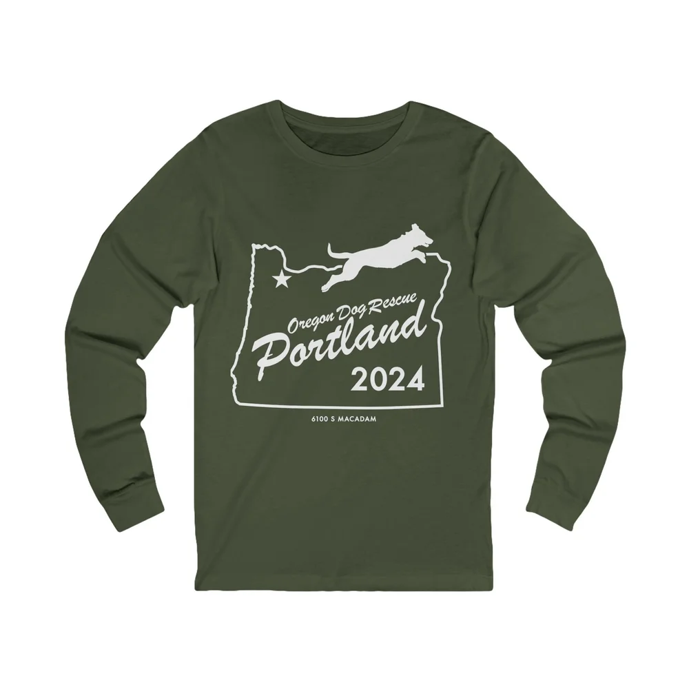 Unisex Jersey Long Sleeve Tee — Oregon Dog Rescue