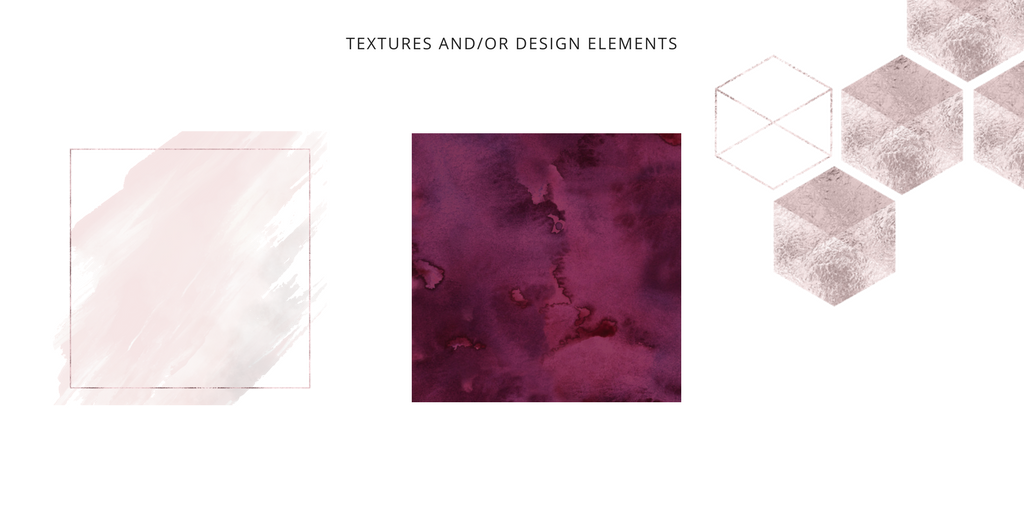Second step to creating a Brand Style Guide - your textures/design elements! To see the full list of steps click here!