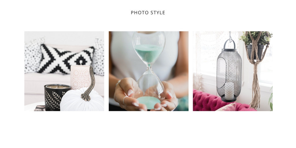 The Sixth step to creating a Brand Style Guide - Photo Styles! To see the full list of steps click here!