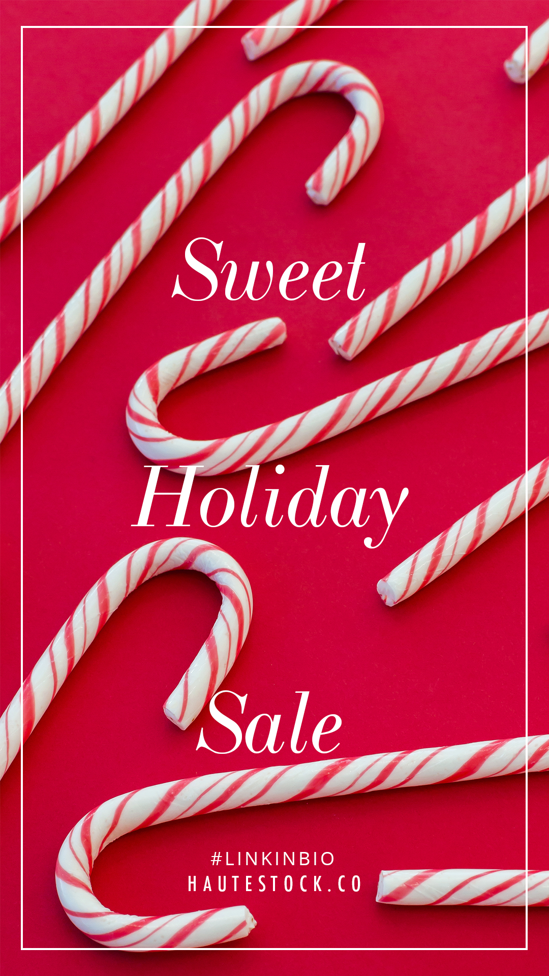 Create scroll-stopping graphics for your business' holiday sale with Haute Stock's holiday images.