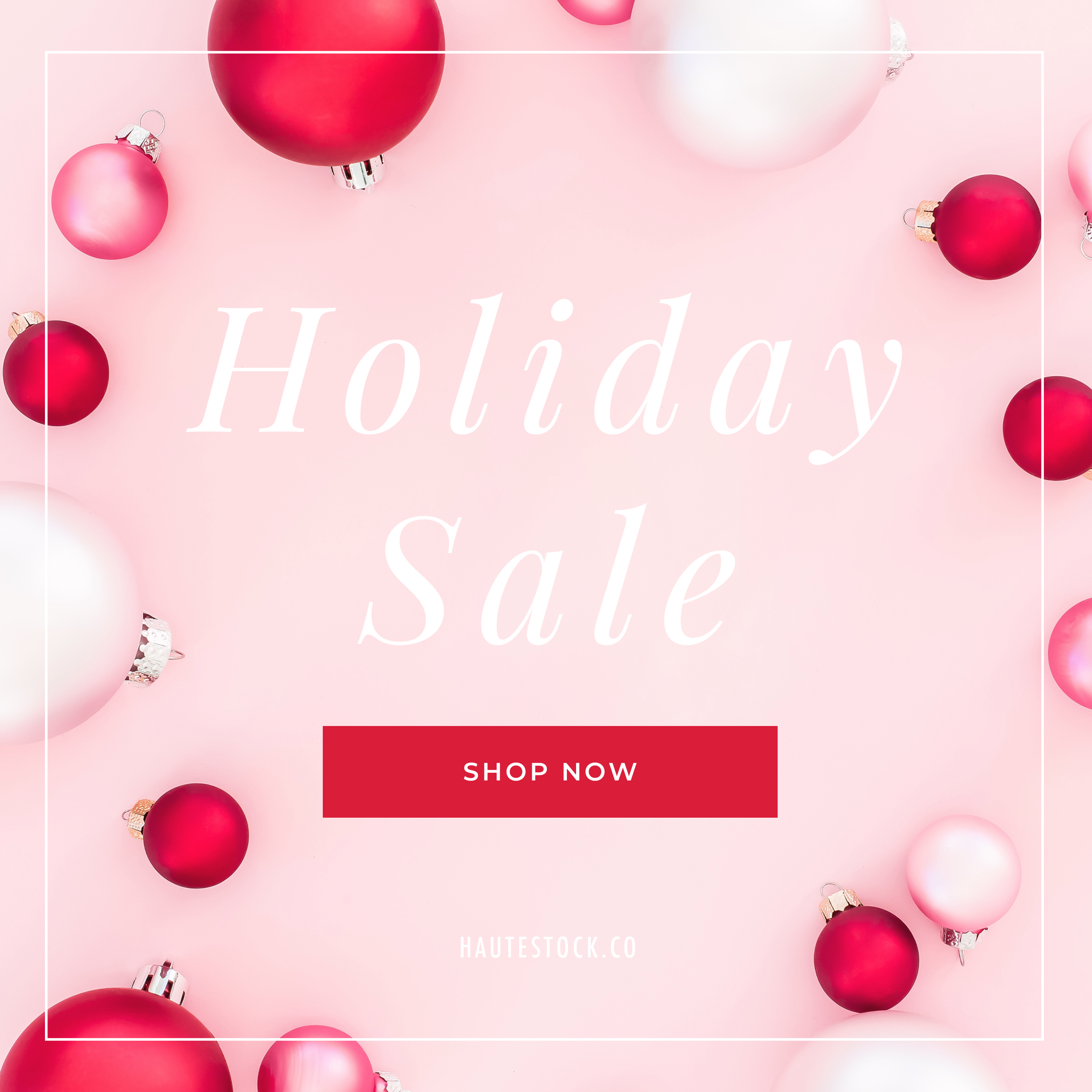 Looking to get your business ready for an upcoming big, holiday promotion? Pink & Red Holiday from Haute Stock offers beautiful styled stock photography for woman entrepreneurs.