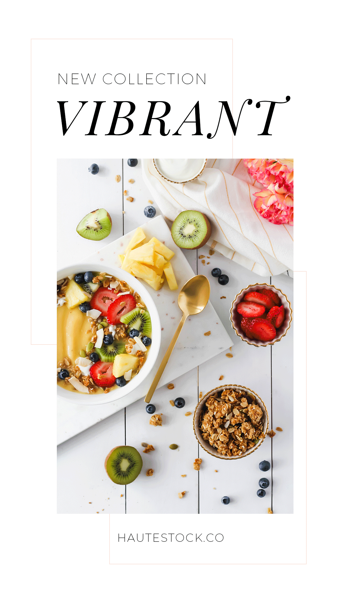 Vibrant, colorful, healthy food stock photos for health coaches, nutritionists, food bloggers and more! Available exclusively for Haute Stock members.