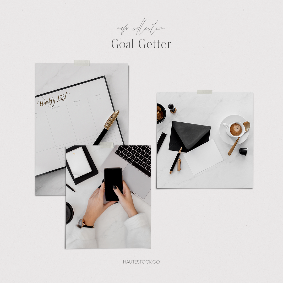 Black, white, and marble feminine styled stock photos for women entrepreneurs, lifestyle and fashion bloggers, business coaches and more! Available exclusively from Haute Stock.