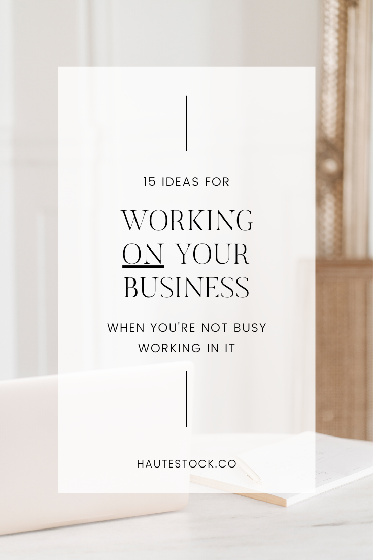 In light of our new social distancing and self-quarantine realities due to COVID-19, we’ve spent the last few days thinking of creative ways we can work on other aspects our business now that there’s some extra “down-time”.  15 business growth ideas…