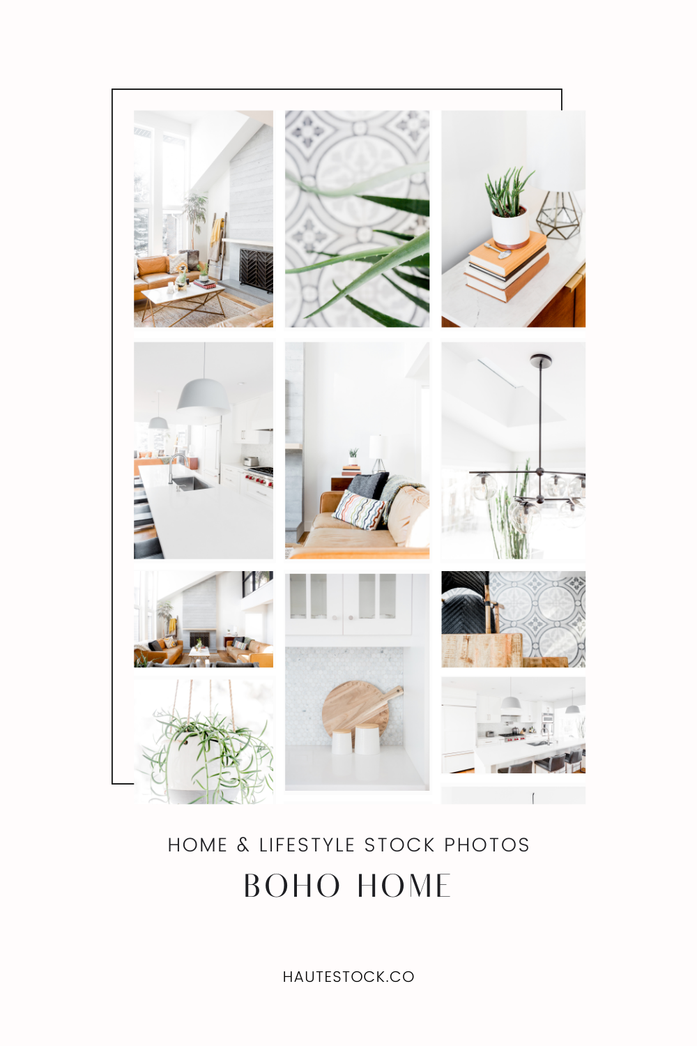 Boho home stock photos and interior stock imagery