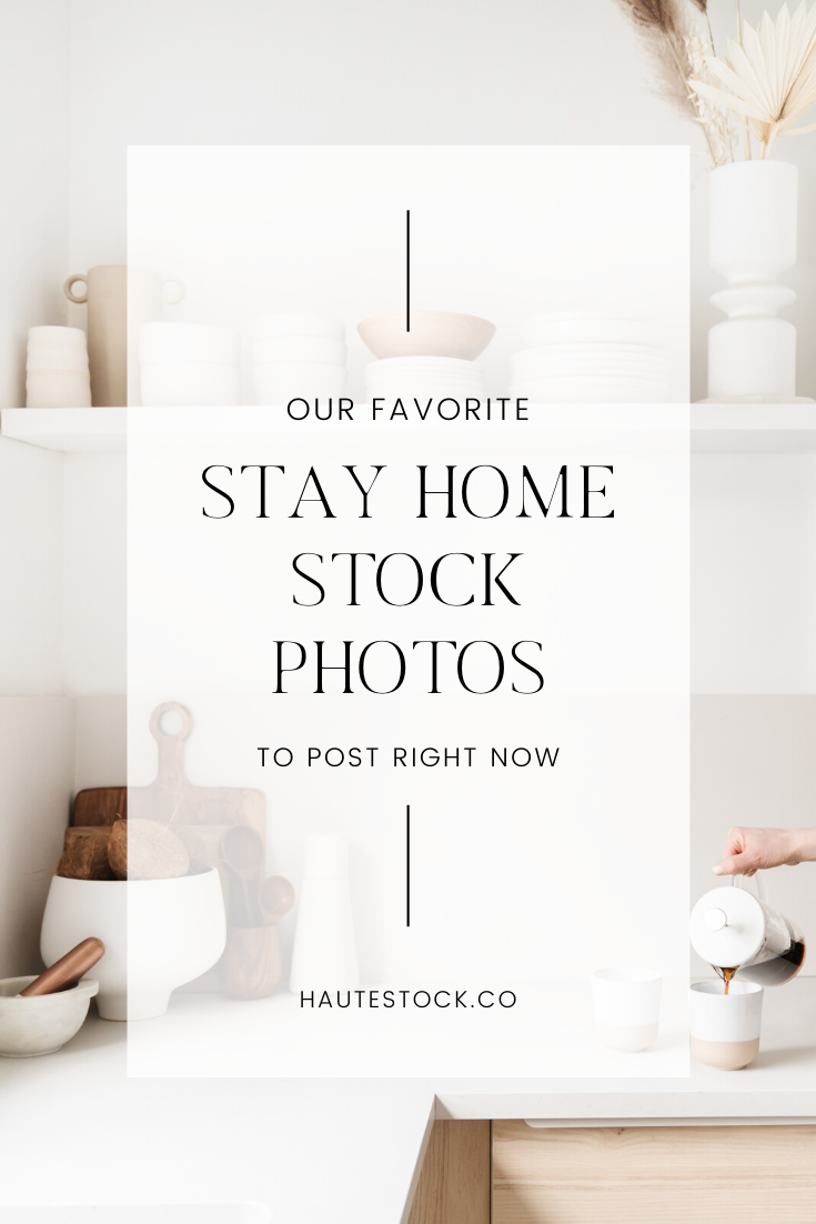 Beautiful stay home and work from home stock photos from  the Haute Stock styled stock photography membership. A subscription to Haute Stock gives you instant access to thousands of beautiful images, including home and interior stock images.