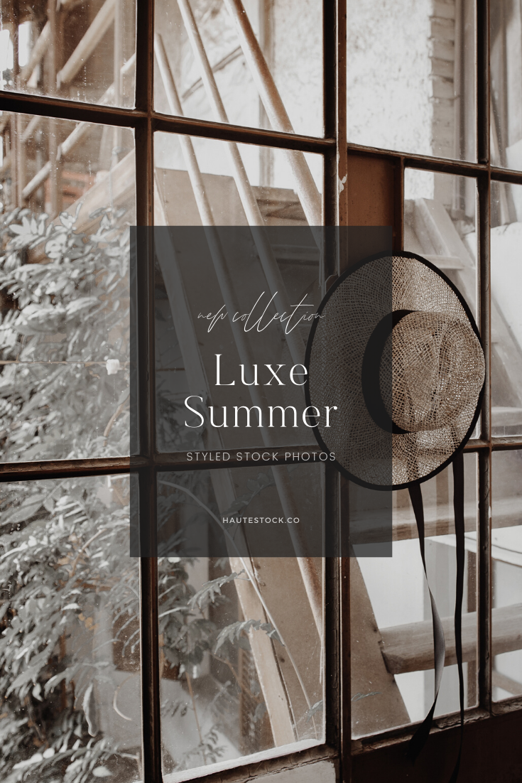 Luxe summer workspace and interior styled stock photography for female entrepreneurs.