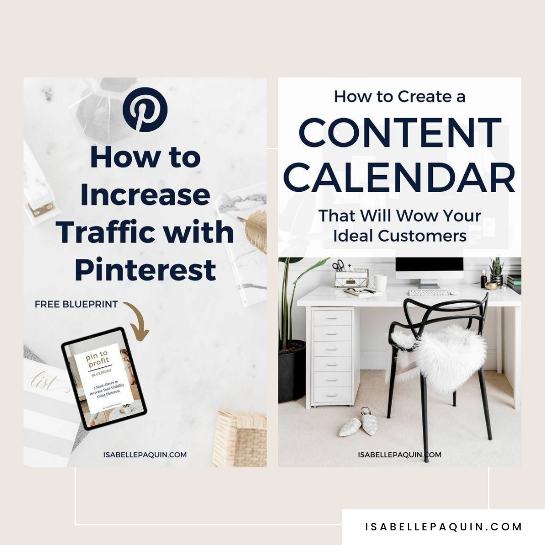 Haute Stock's member examples for how to create Pinterest worthy blog post graphics.
