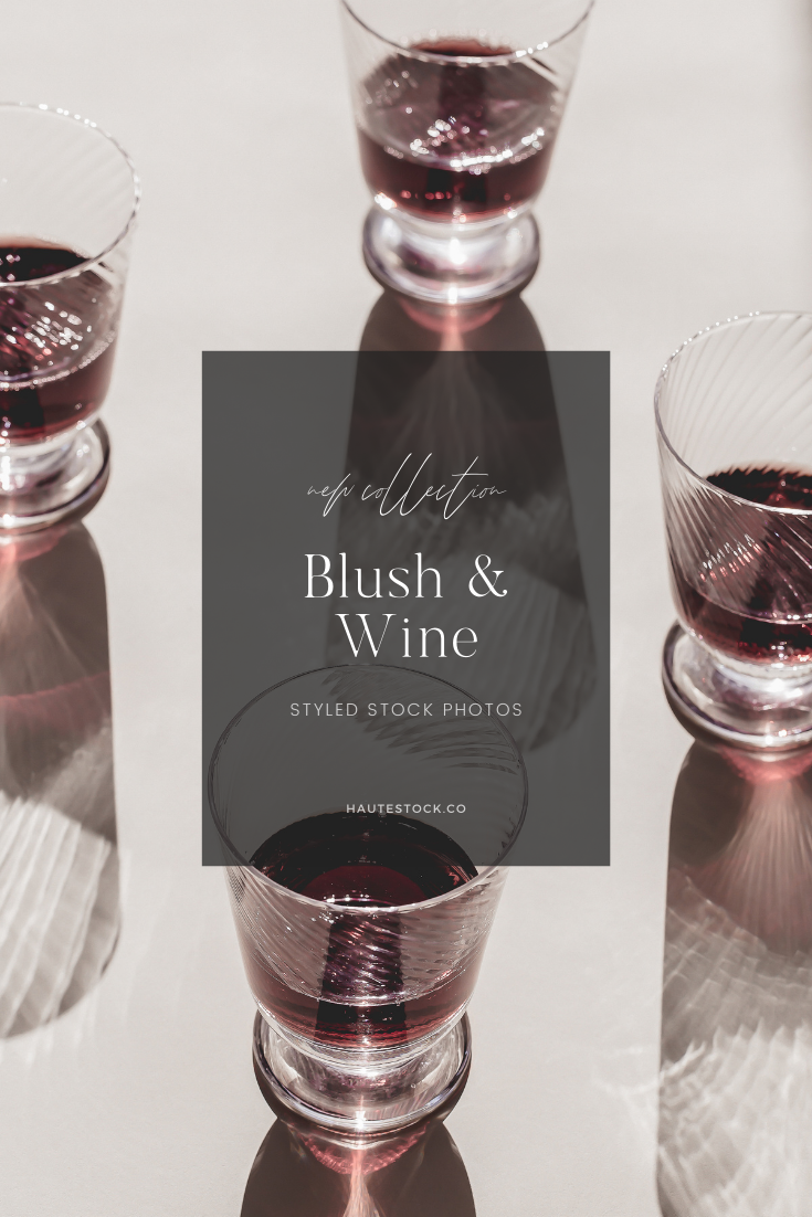 Blush & wine romantic, feminine workspace & mockup styled stock photography for female entrepreneurs.