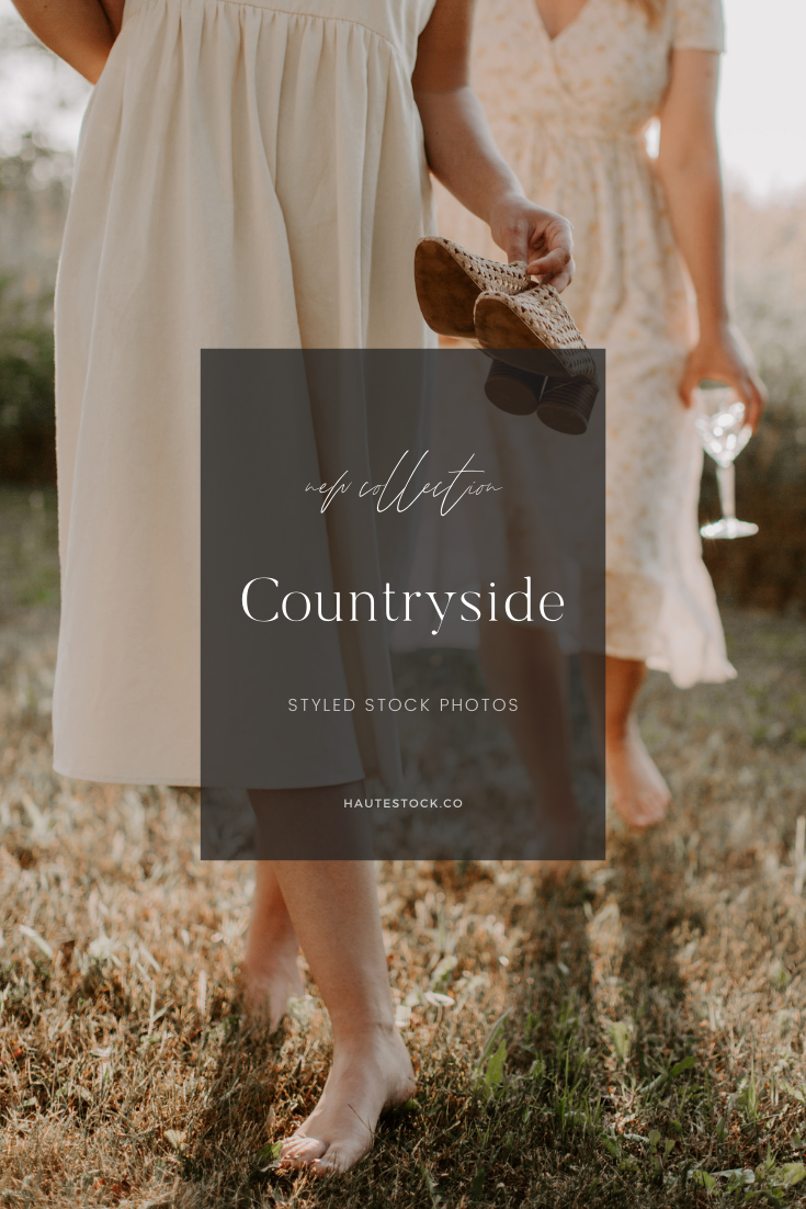 Golden, rustic countryside lifestyle stock photography featuring event images for female entrepreneurs.