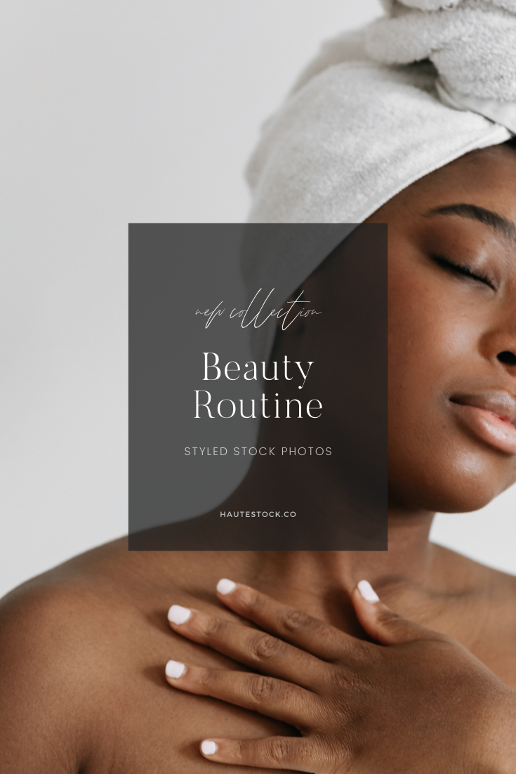 Self-care, nutrition, reflection and mediation styled stock photography from Haute Stock for your new year.