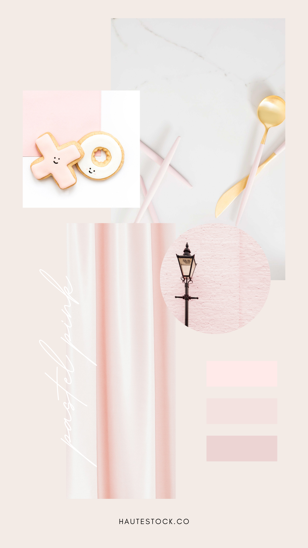 Blush pink Valentine's Day stock photos for brands to use on Instagram, or on Valentine's Day sales graphics. Available exclusively from Haute Stock.