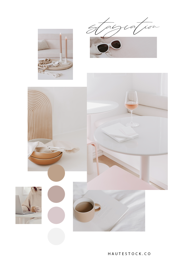 Muted neutrals & blush lifestyle and home interior images for creative entrepreneurs from Haute Stock.