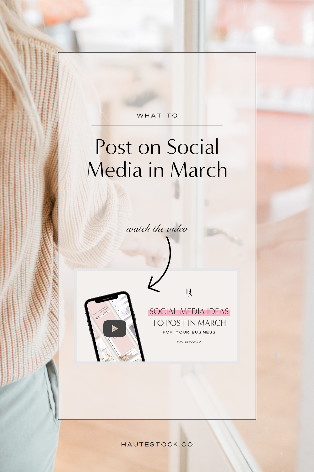 Get ideas for what to post on social media in March! YouTube video and written guide!