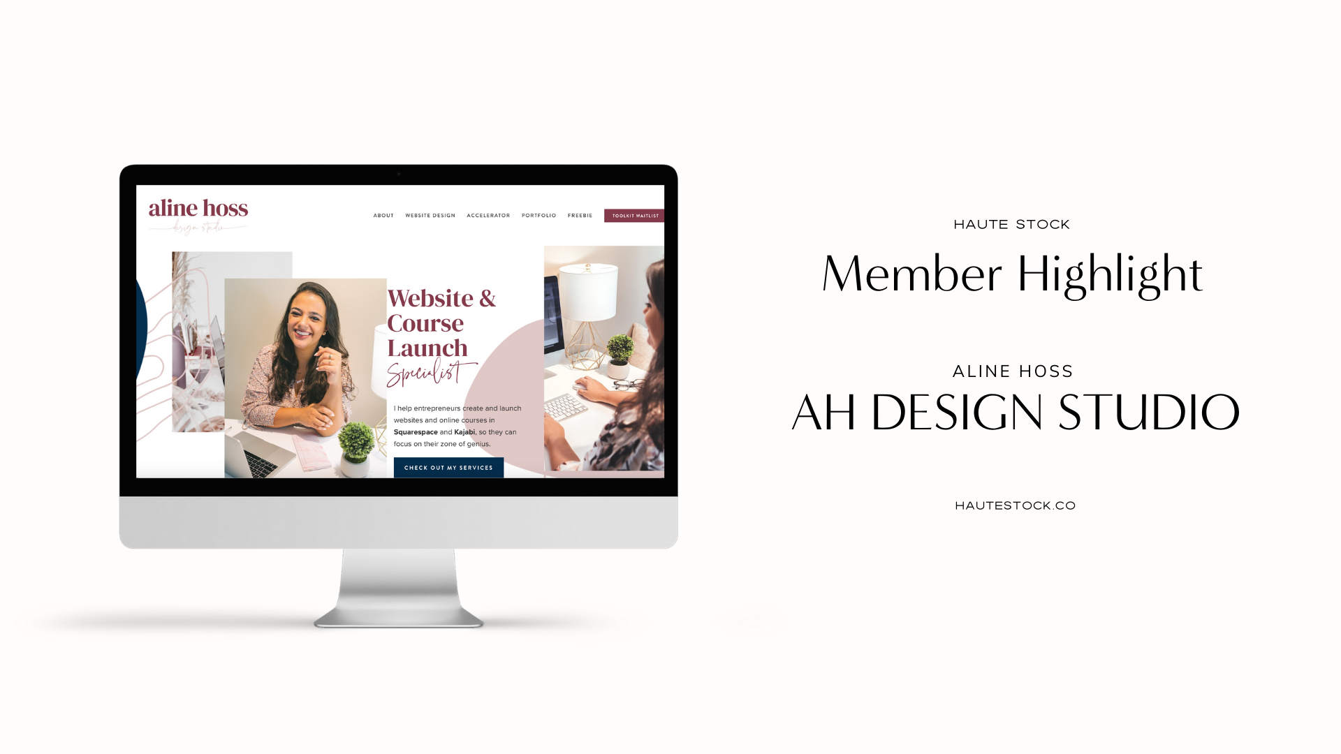 Meet Aline Hoss of AH Design Studio and learn more about her entrepreneurial journey in this Haute Stock Member Feature!