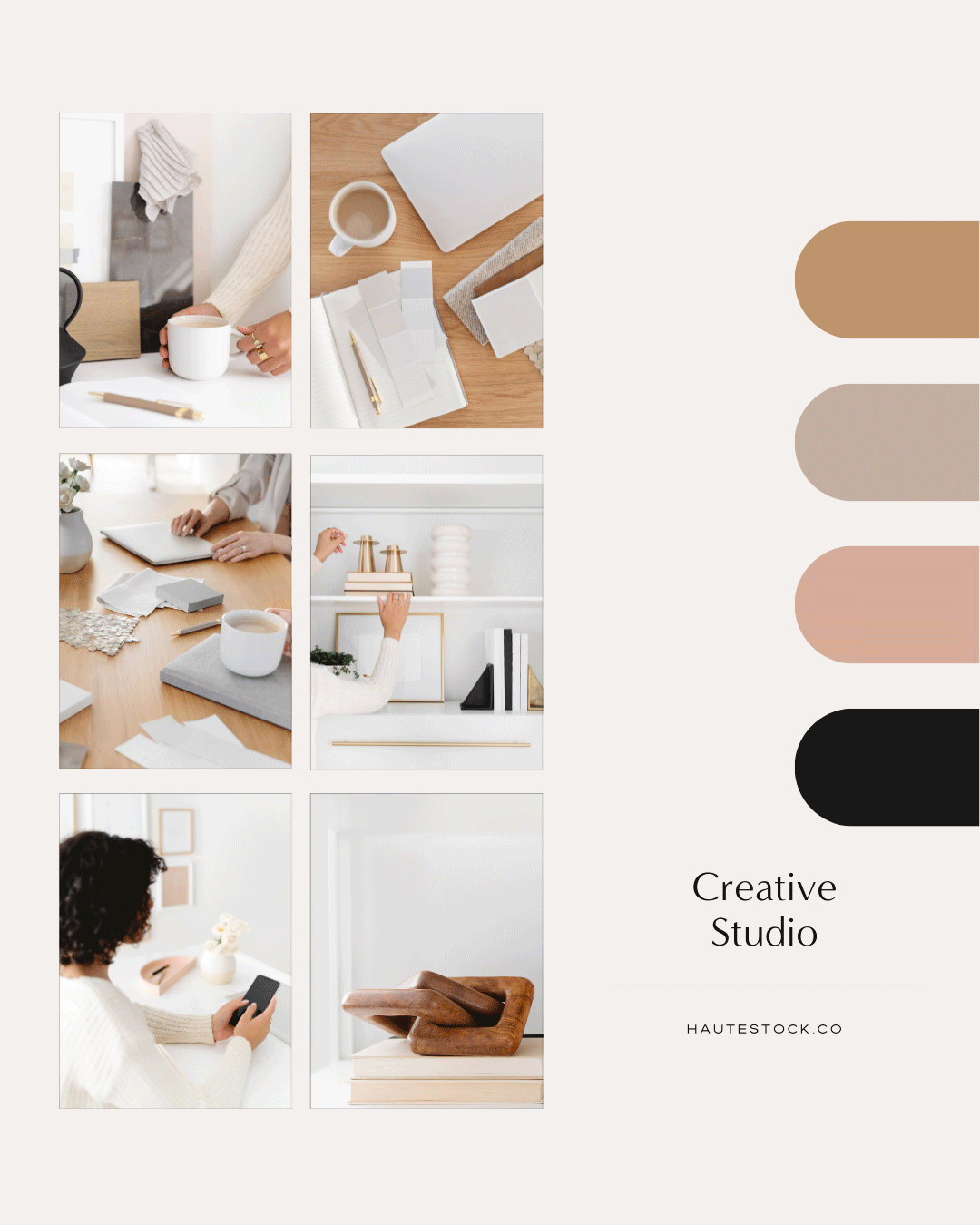 Light & airy creative workspace stock photography mood board featuring interior styling, design workspaces, mood boards and feminine workspaces.