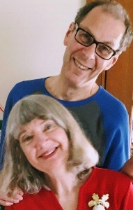 Judy and Gil at their home in May 2017