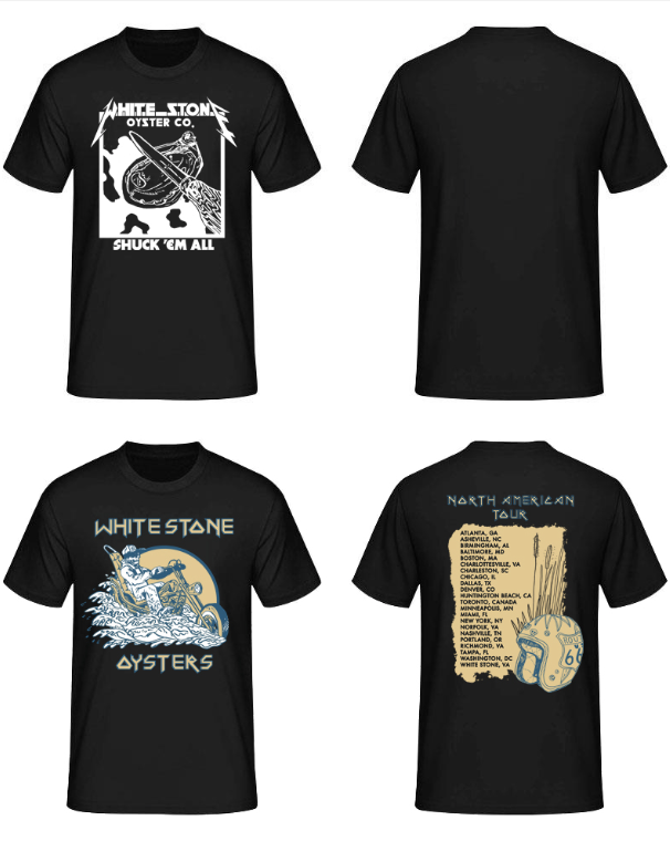 White Stone Oysters Company T-Shirts Role: Design