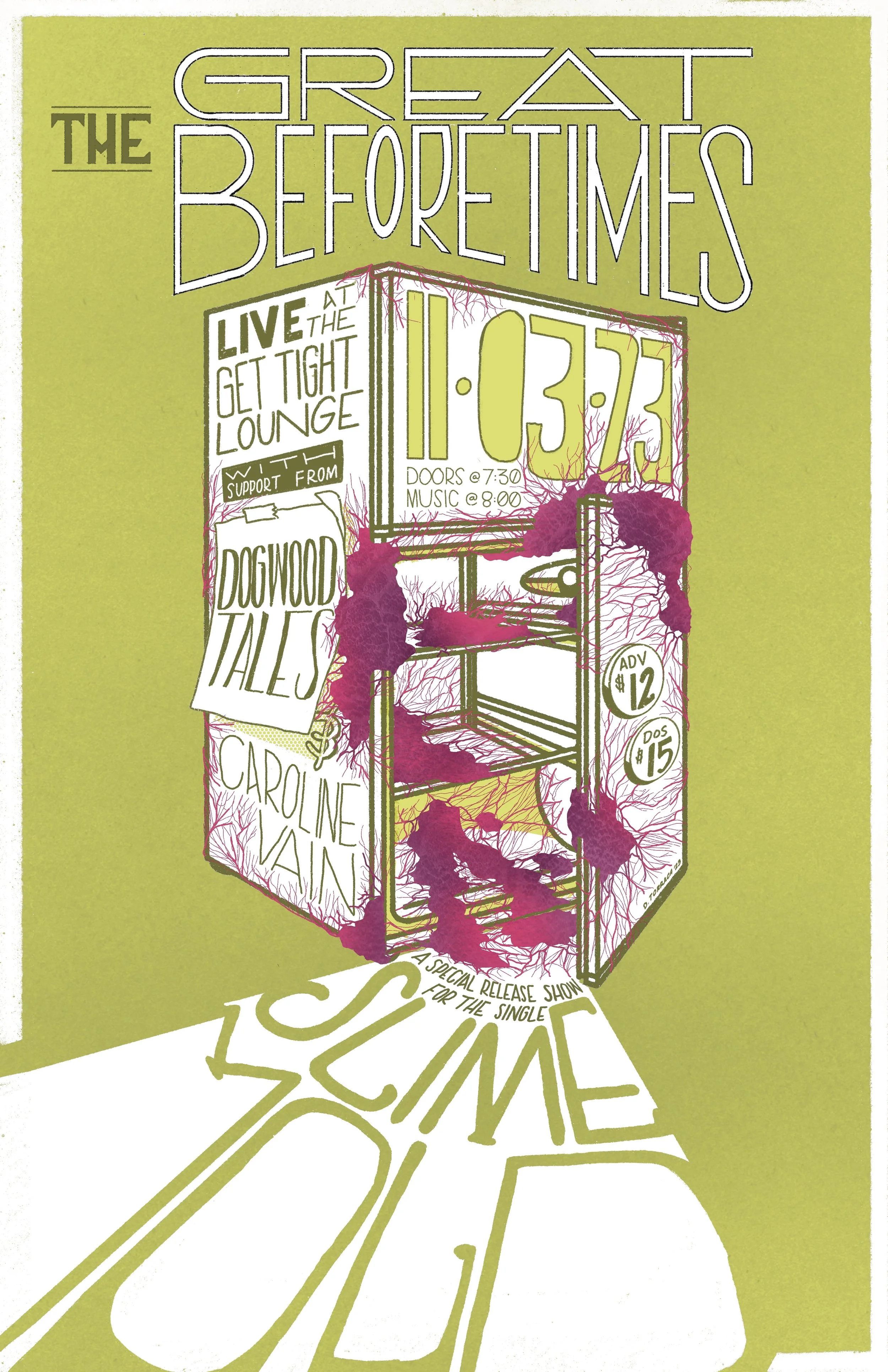 Slime Mold | Single Release Show Poster