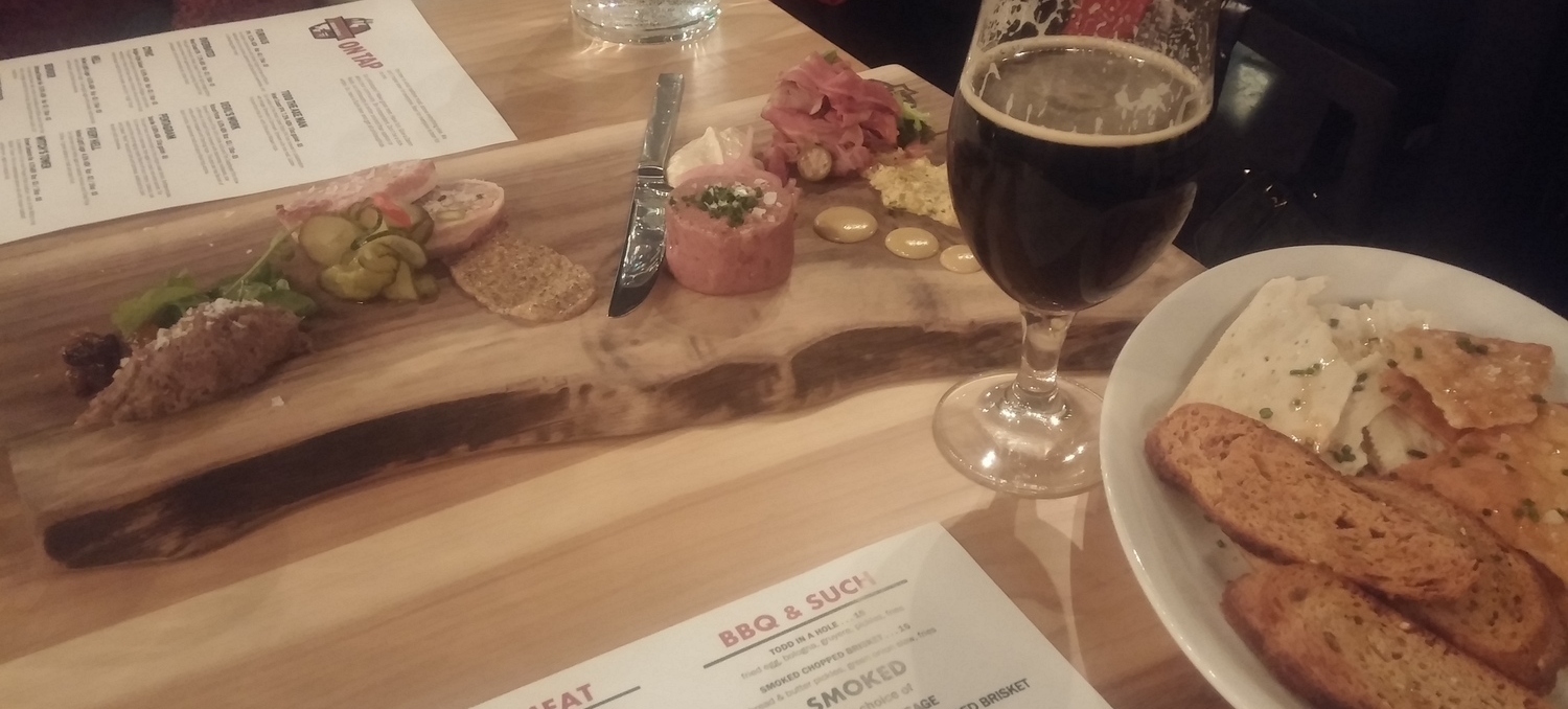 Charcuterie Plate, enjoyed with the Devil's Work and Witch's Tower