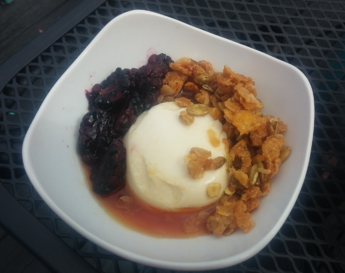 Hola Arepa's granola, aka the most guilty pleasure cereal you'll ever have. 
