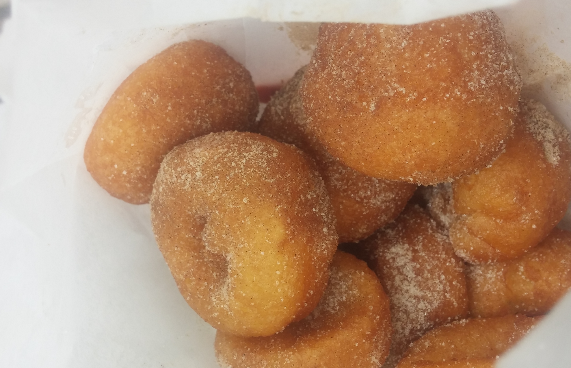 Classic Mini Donuts dusted in Cardamom