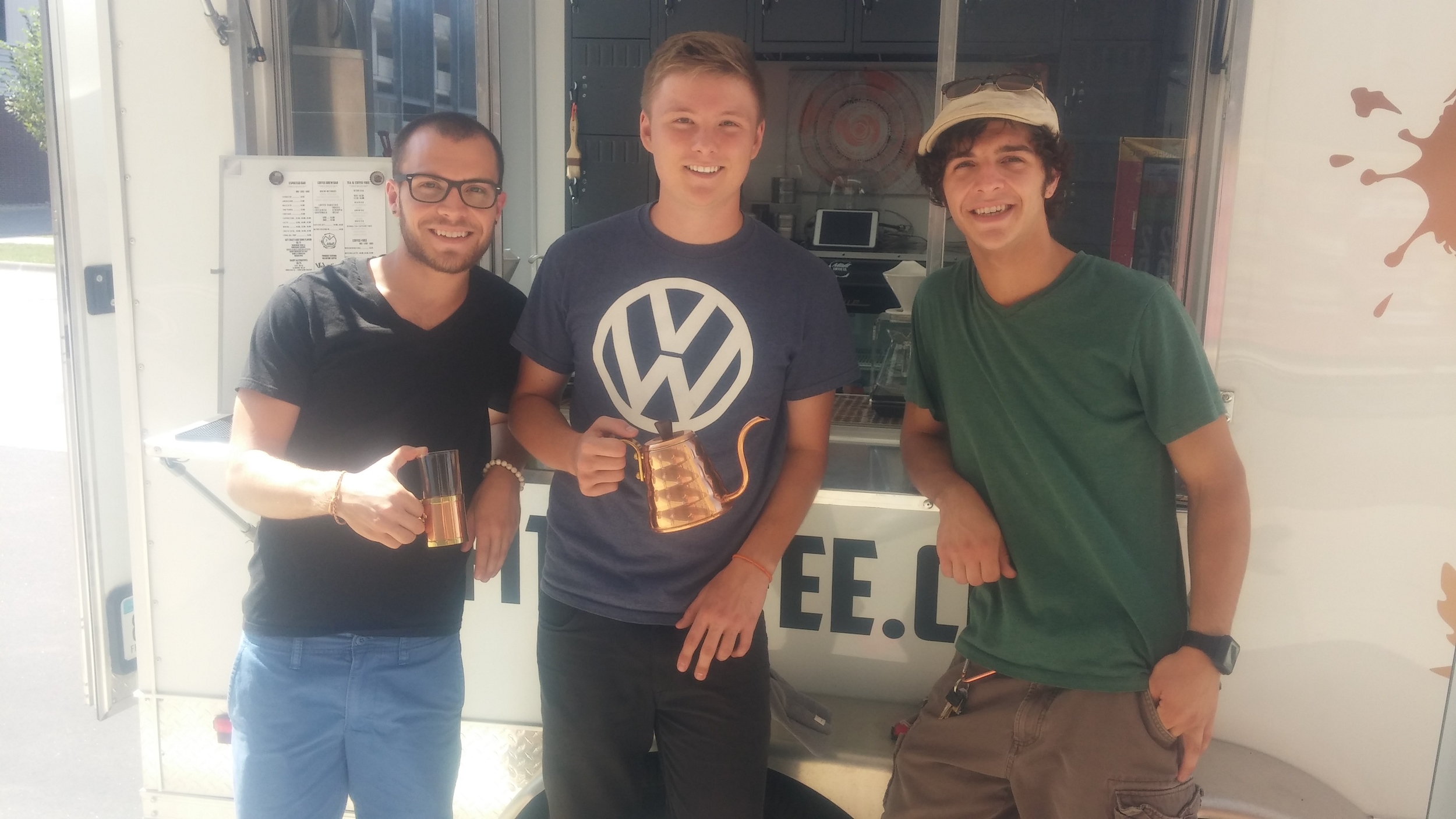From the Left: Owners Mitch, Alex, and Marcus