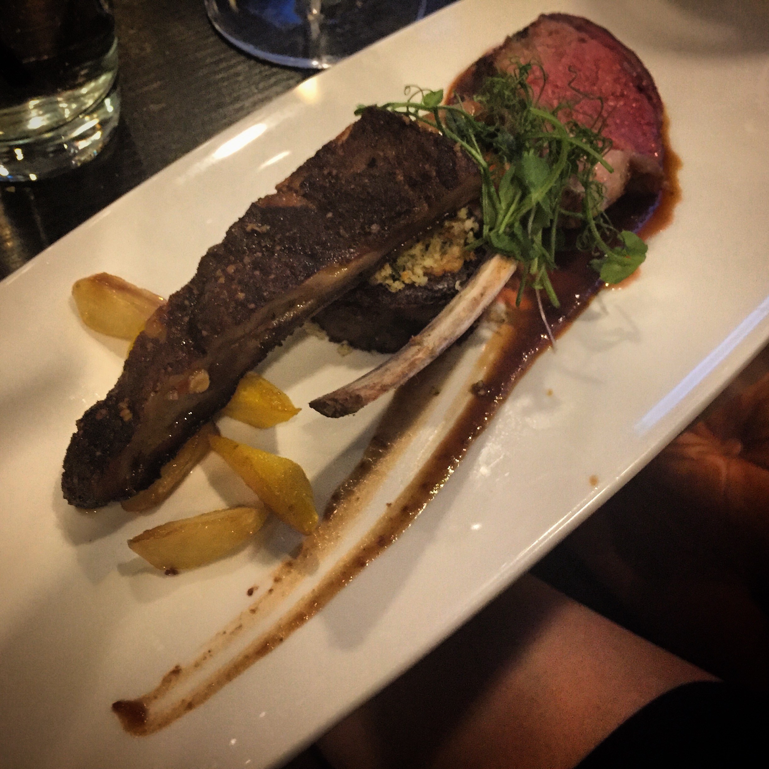 Lamb Trio - Rotisserie Lamb, BBQ Lamb Rib, Grilled Lamb Chop