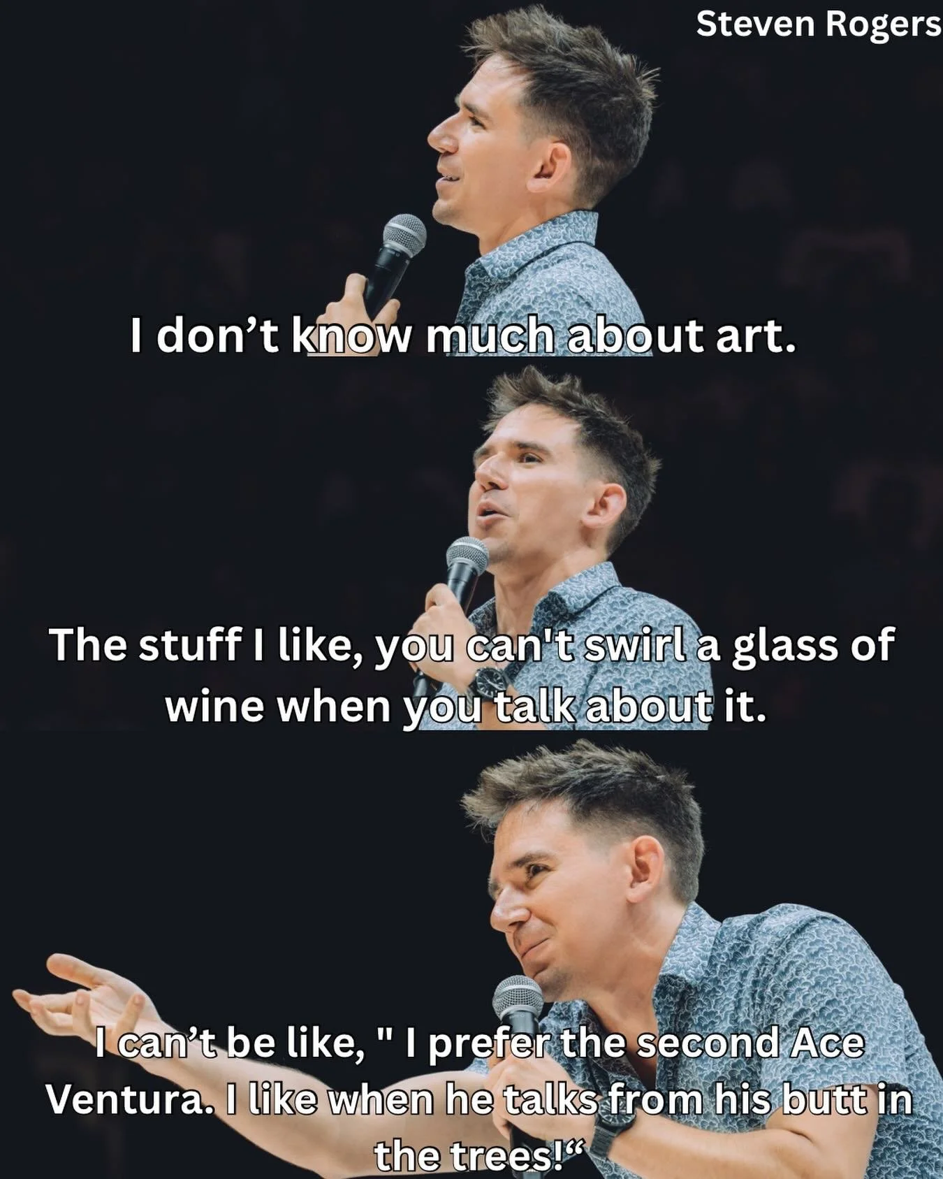 My favorite painter is Wiley Coyote 🍷 🖼️ 
#comedy #standupcomedy #jokes #stevenrogerscomedy