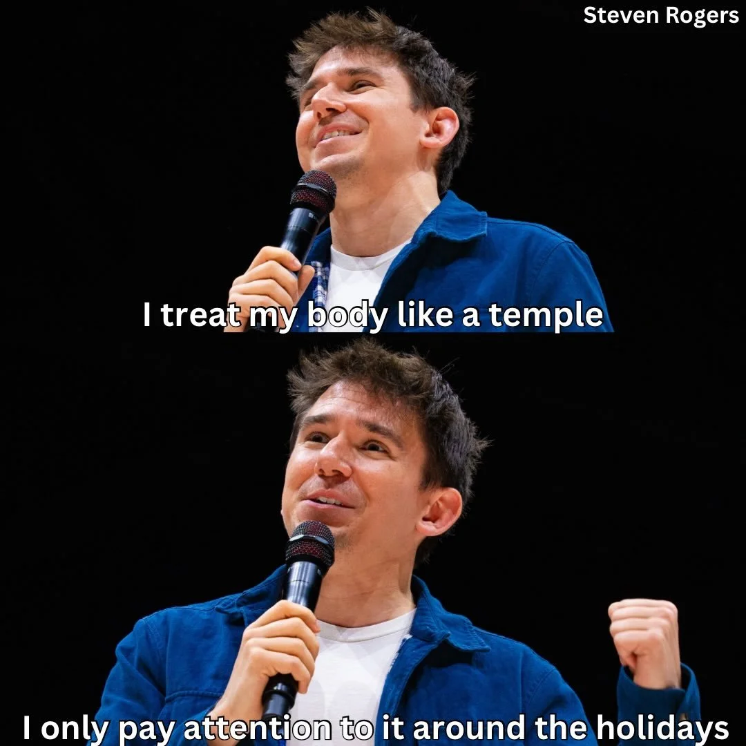 Happy Holidays gang! 
Hope you&rsquo;re full in your heart and stomach
#comedy #standupcomedy #stevenrogers