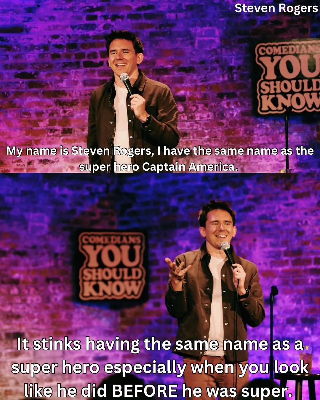 Assemble. #marvel #avengers #jokes #comedian #stevenrogers
