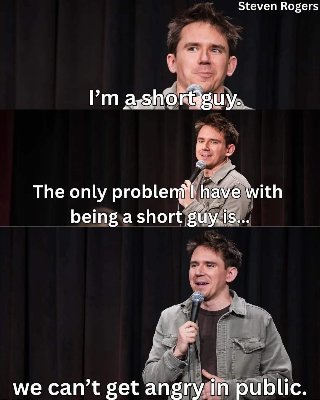 Come see me live and if this joke is relatable to you sit up front! 

Mar 26-28 | Royal Oak, MI
April 16 | Dallas, TX
May 8-9 | Houston, TX
May 21-23 | Boston, MA
May 30 | London England 

#comedian #shortguy #standupcomedy #jokes #silly